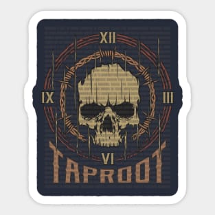 Taproot Vintage Skull Sticker